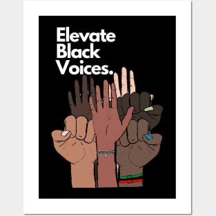 Elevate Black Voices Posters and Art